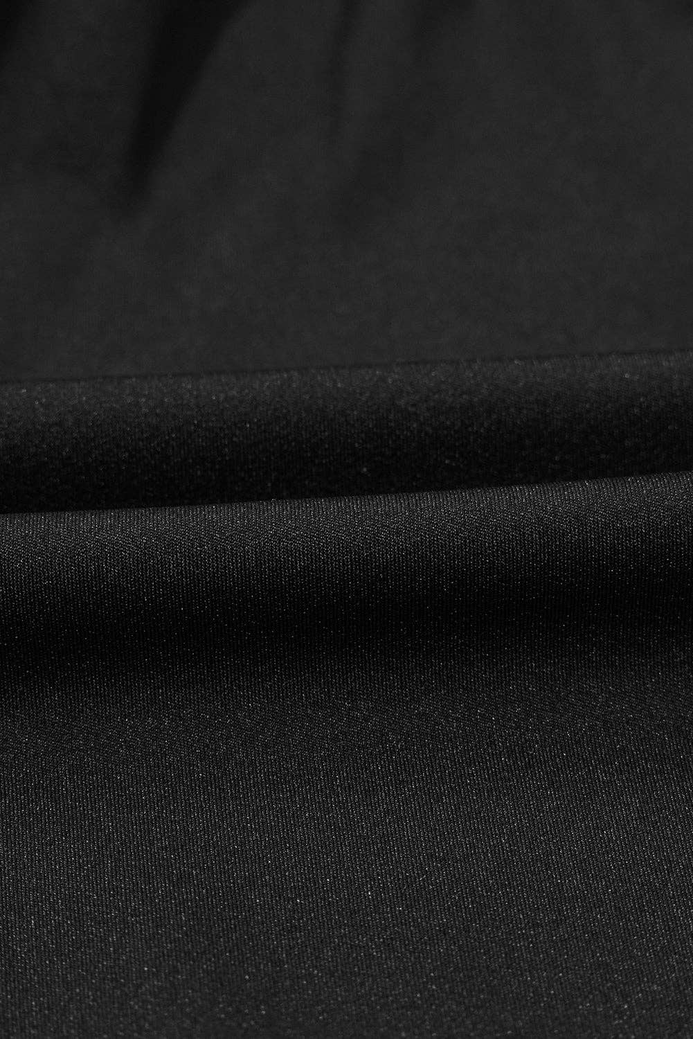 Solid High Waist Swim Bottom: Black / XL